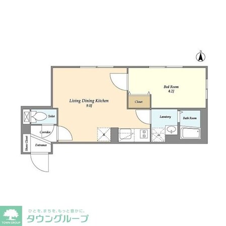 ウェルスクエアイズム下北沢WESTの物件間取画像